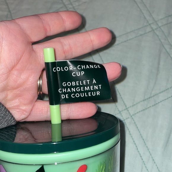 Starbucks Venti Poinsettia color change tumbler - Picture 2 of 5